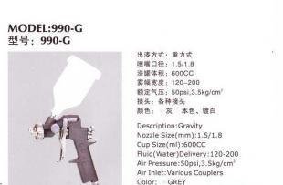 批发零售创意博喷枪990-G 五金工具领域的创新之选